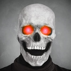 Full Head Skull Mask With Movable Jaw