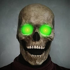 Full Head Skull Mask With Movable Jaw