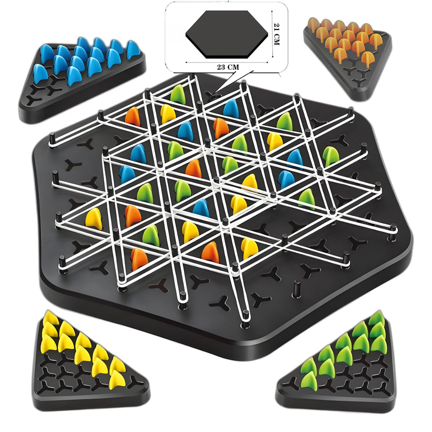 Geometry Chain Triangle Chess Puzzle