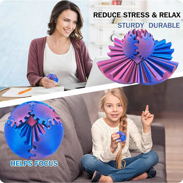 Anti-Anxiety Gear Sphere Stress Relief Toy