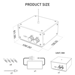 Bluetooth-compatible Music Tesla Coil AC110-240V Power 120W