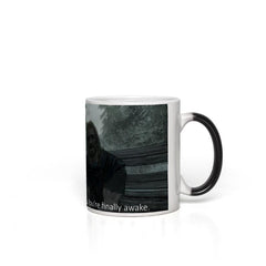 Hey, You You're Finally Awake Heat Changing Mug