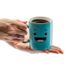 Sad Face to Happy Face Color Changing Mug