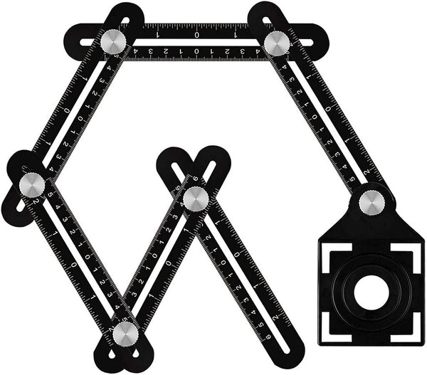 MULTI ANGLE MEASURING RULER 6-SIDE FOLDING