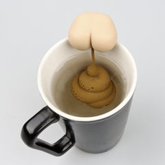 Funny Poop Shaped Reusable Tea Infuser