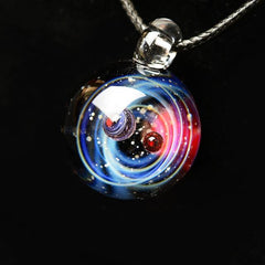 Cosmic Handmade Galaxy Glass Pendant