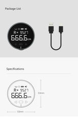 Electronic Curved Surface Measuring Ruler