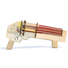 Rubber Band Wooden Machine Gun