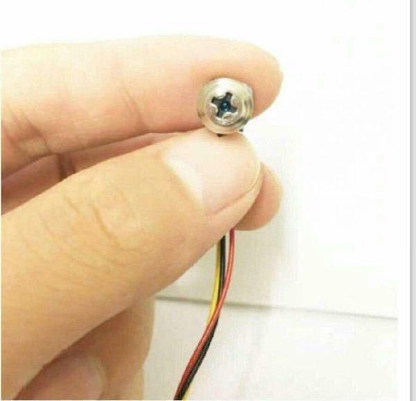 Smallest mini screw 1000TVL full HD CCTV Spy camera