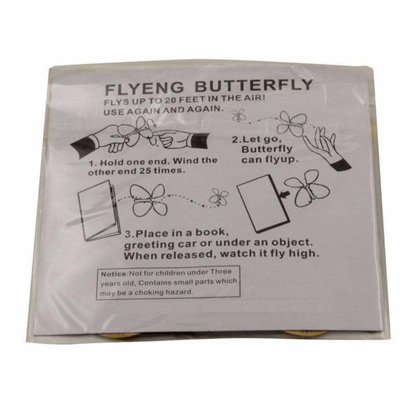 5pcs Magic Butterfly flying Card Toy